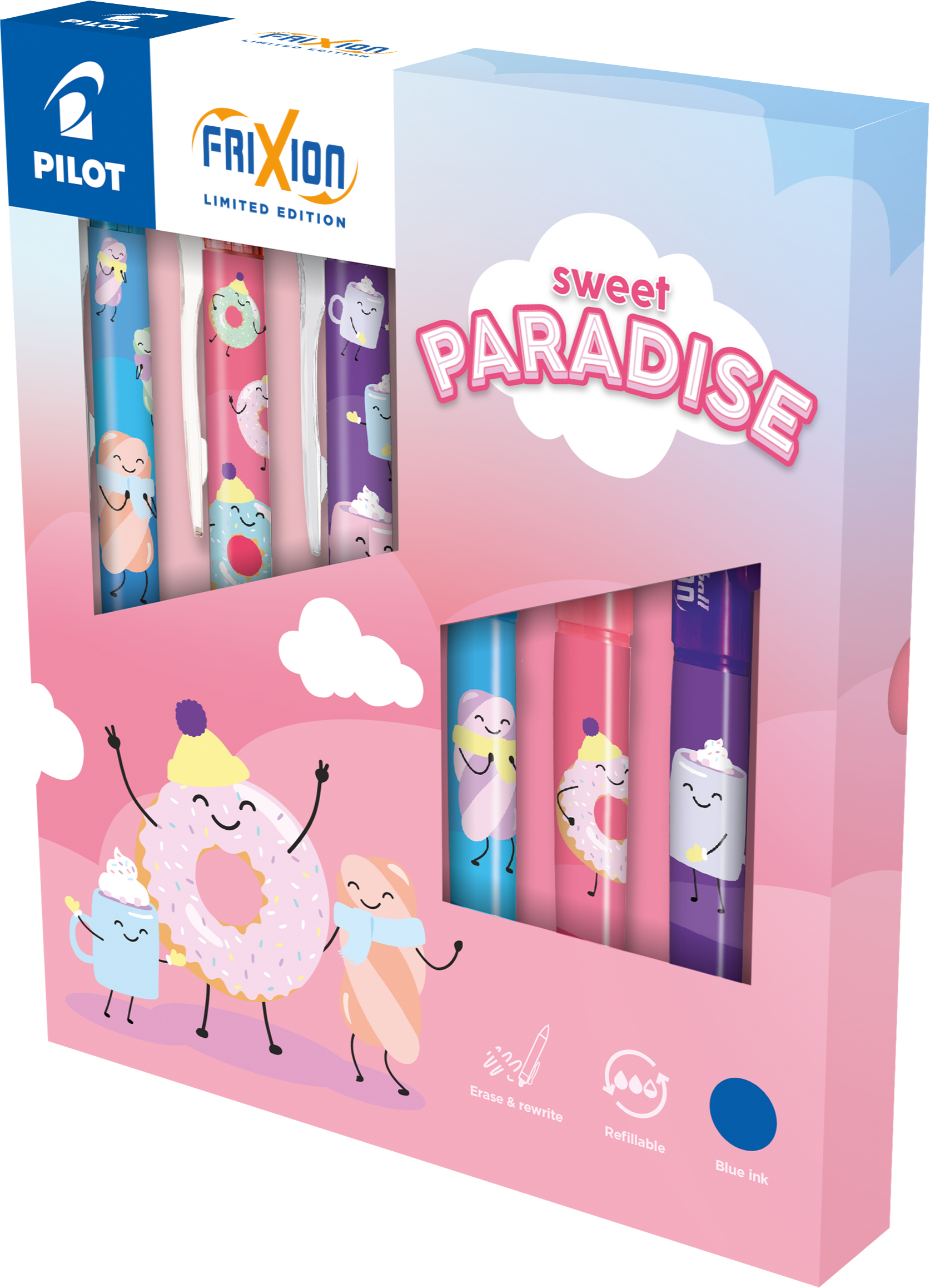 PILOT-150.400.98-3131910458838 PILOT Frixion Ball Sweet 0.7mm 150.400.98 Collector Box 6 Stück – Hochwertig & günstig bei ShopDeca