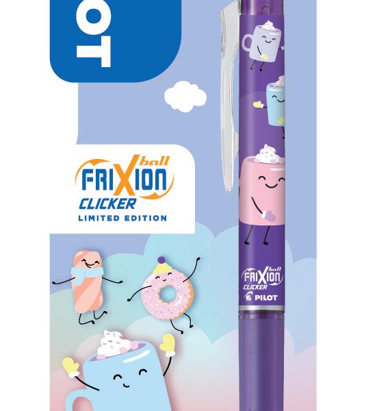 PILOT Frixion Clicker Sweet 0.7mm 150.440.05 Winter Edition, violett