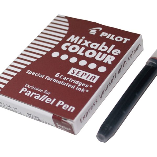 PILOT Tintenpatronen IC-P3 ICP3S6SP sepia 6 Stück