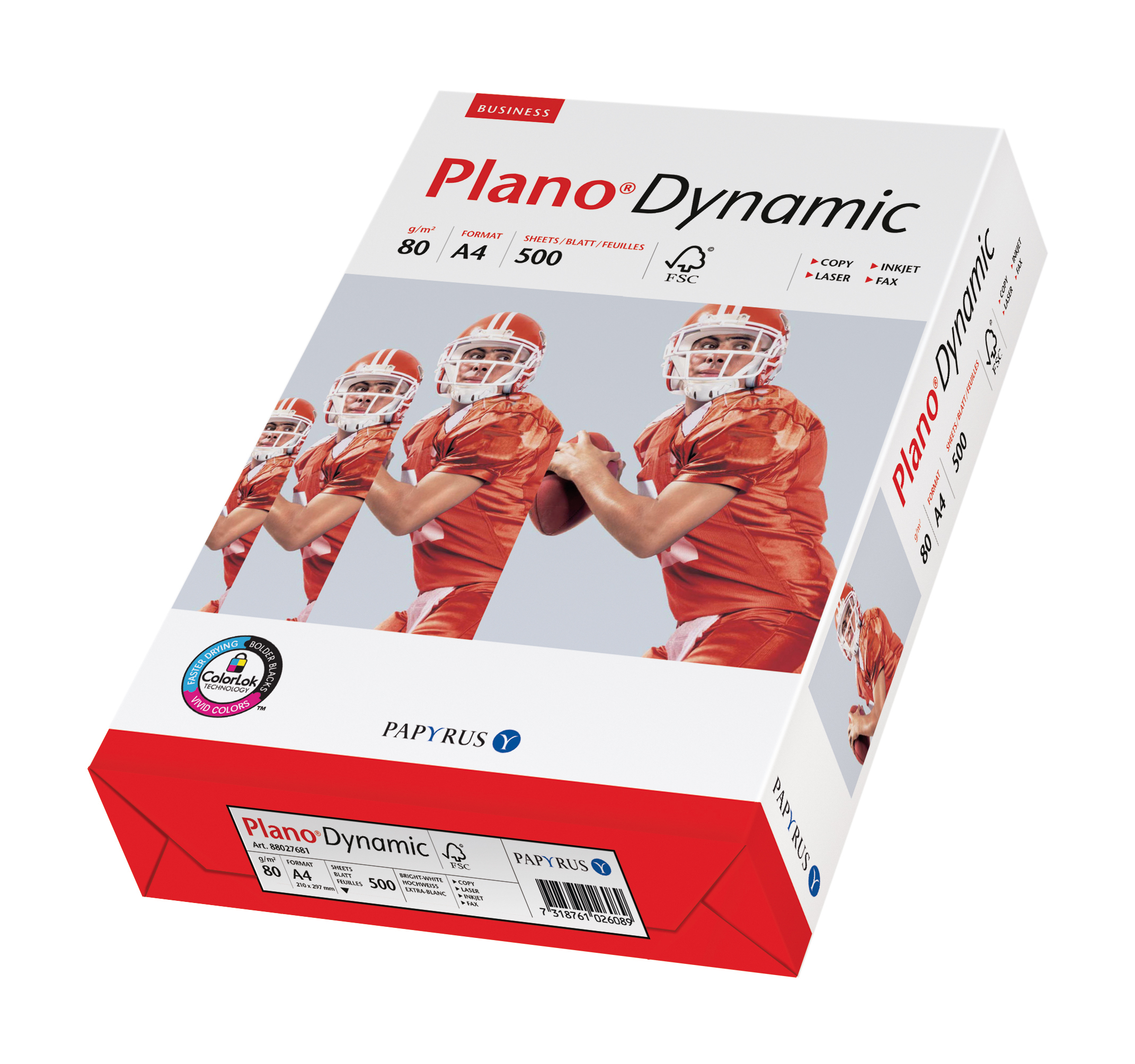 PLANO-88032034-7318761030178 PLANO DYNAMIC Kopierpapier FSC A4 88032034 weiss, 80g SB 500 Blatt – Hochwertig & günstig bei ShopDeca