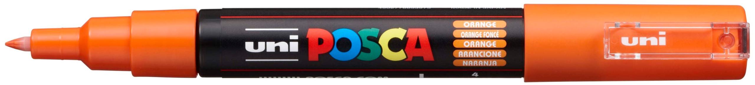 POSCA-PC-1M-ORANGE-4902778653975 POSCA Marker 0.7mm PC-1M ORANGE orange – Hochwertig & günstig bei ShopDeca