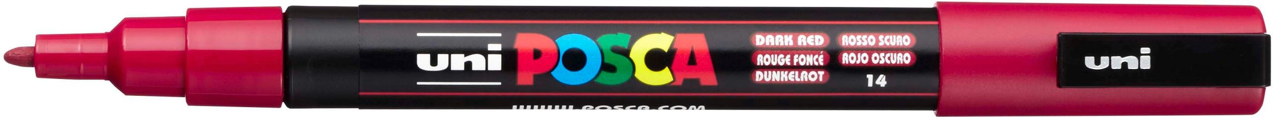 POSCA Marker 0.9-1.3mm PC-3M Dark red dunkelrot
