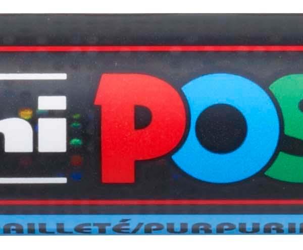 POSCA Marker 0.9-1.3mm PC-3ML L.BLU glitzer hellblau
