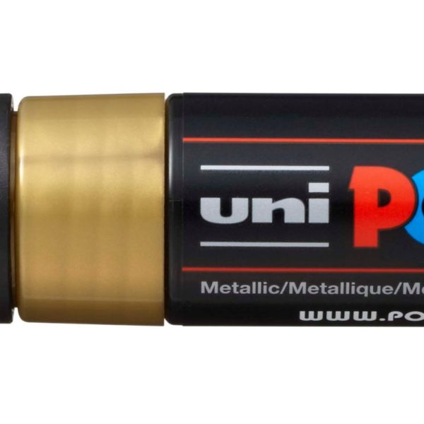 POSCA Marker 8mm PC-8K GOLD MET gold, Keilspitze