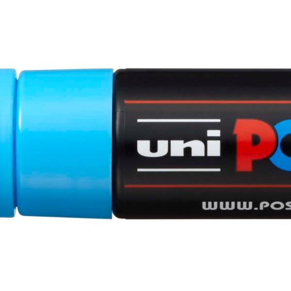 POSCA Marker 8mm PC-8K L.BLUE hellblau, Keilspitze