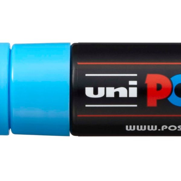 POSCA Marker 8mm PC-8K L.BLUE hellblau, Keilspitze