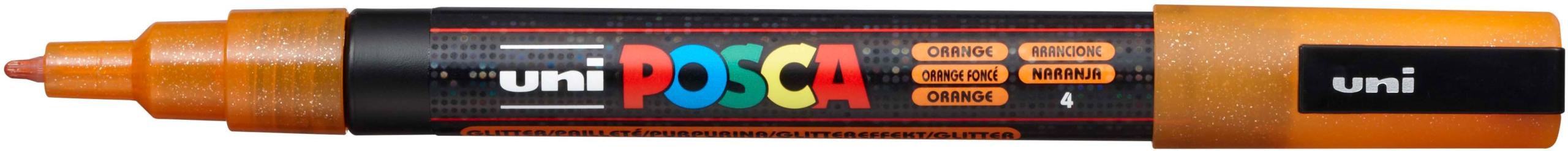 POSCA-PC3-ML-ORANG-4902778197950 POSCA Marker 0.9-1.3mm PC3-ML ORANG glitzer orange – Hochwertig & günstig bei ShopDeca