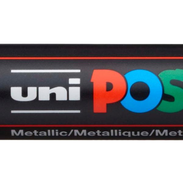 POSCA Marker 1.8-2.5mm PC5MMET.BLUE Metal.blau,R'spitze