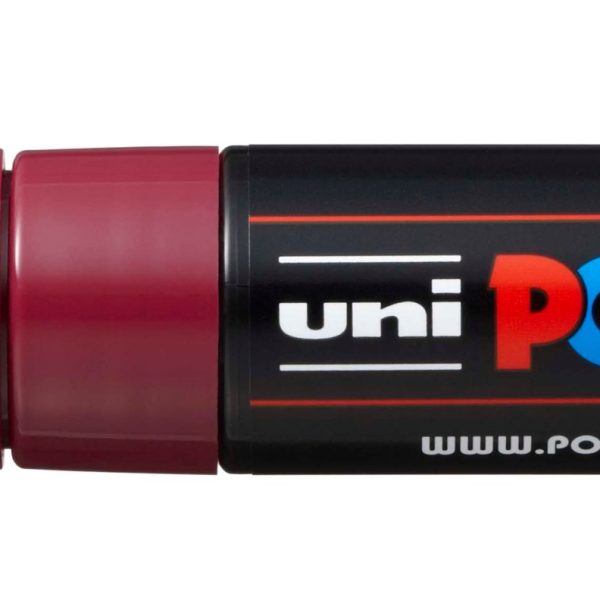 POSCA Marker 8mm PC8K RED WIN bordeaux, Keilspitze