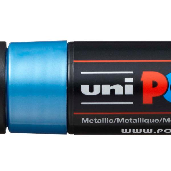 POSCA Marker 8mm PC8KMET.BLUE MET Metal.blau, Keilsp.