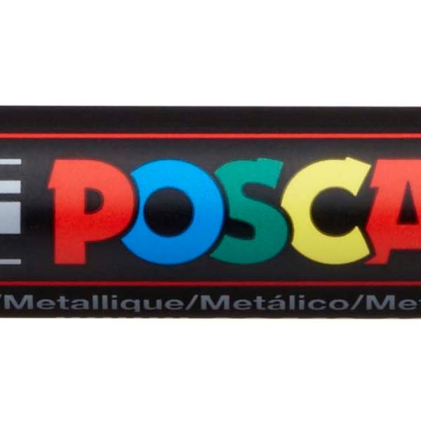 POSCA Pinsel-Marker 1-10mm PCF350 SILVE silber