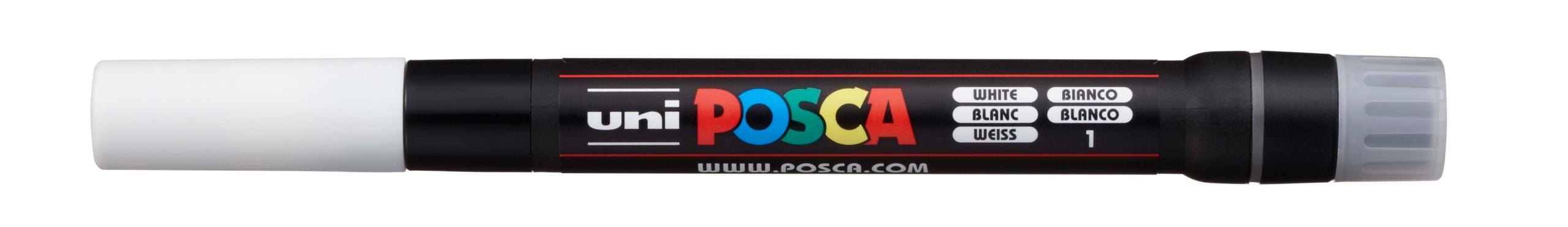 POSCA-PCF350-WHITE-4902778559680 POSCA Pinsel-Marker 1-10mm PCF350 WHITE weiss – Hochwertig & günstig bei ShopDeca
