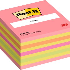 POST-IT Würfel 76x76mm 2028-NP neon/pink/450 Blatt