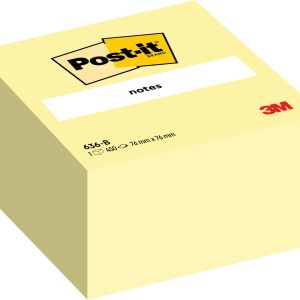 POST-IT Würfel 76x76mm 636B gelb/450 Blatt