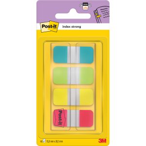 POST-IT Index Strong schmal 16x38mm 676-ALYR 4-farbig 4x10 Stück