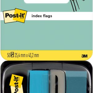 POST-IT Index Tabs 25.4x43.2mm 680-23 türkis/50 Tabs