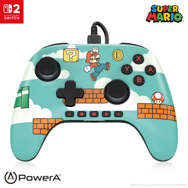 POWER A Advantage Wired Controller NSGP0527-01 NSW2, Mario Time!