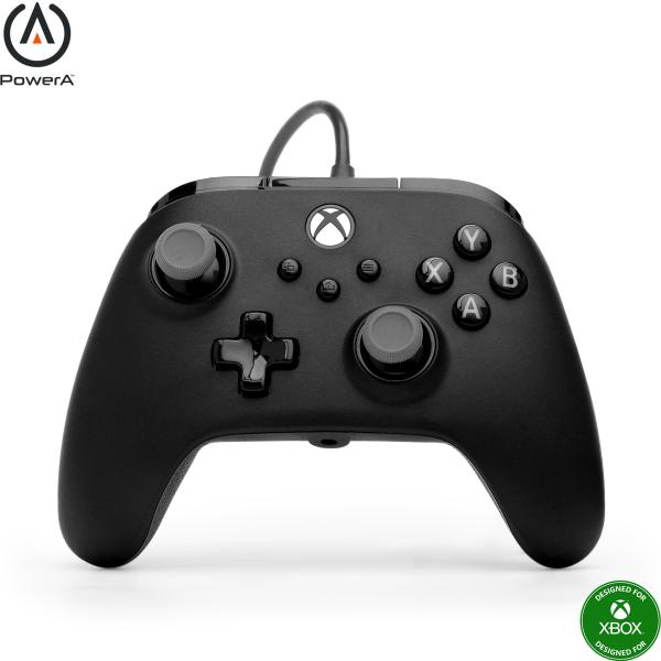 POWER A Advantage Plus Wired Ctrl. XBGP0439-01 XBox,Charcoal