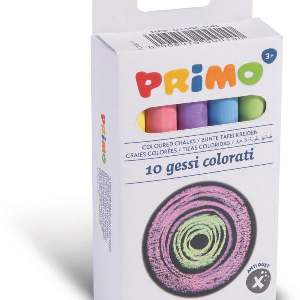 PRIMO Kreide rund 3596 ass. Rund, staubrei 10 Stück
