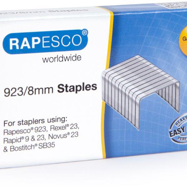 RAPESCO Heftklammern 923/8mm 1236 1000 Stück verzinkt