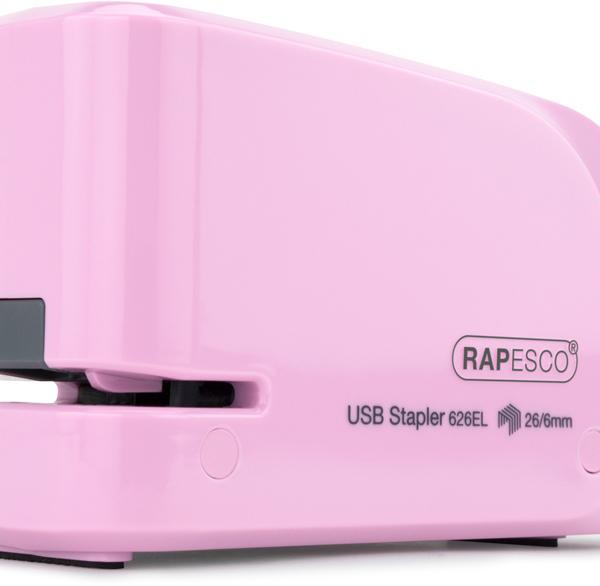 RAPESCO Heftgerät Autom. USB/Batterie 1451 rosa