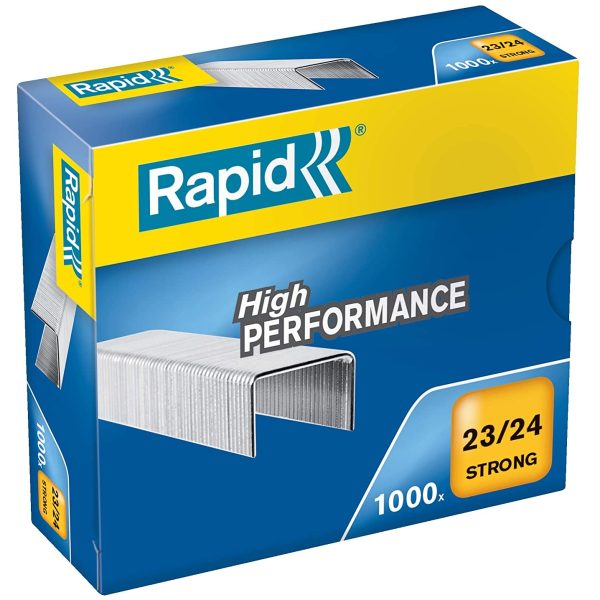 RAPID Heftklammern Strong 23/24 mm 245870500 verzinkt 1000 Stück