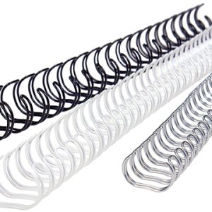 RENZ Drahtbinderücken 6,9mm A4 310690134 schwarz, 34 Ringe 100 Stück