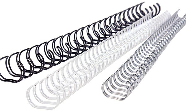 RENZ Drahtbinderücken 6,9mm A4 310690134 schwarz, 34 Ringe 100 Stück