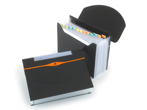 REXEL OPTIMA Fächermappe A4 2102483 schwarz 13 Fächer