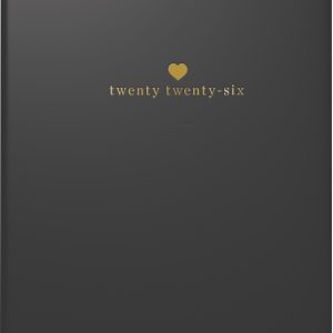 RIDOIDE Taschenagenda Design Line 2026 7013607026.26 1W/2S Heart DE 12x16cm