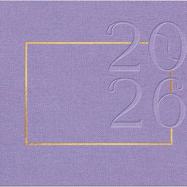 RIDOIDE Taschenagenda Septimus 2026 7017515016.26 1W/2S lavendel DE 15.2x10.2cm