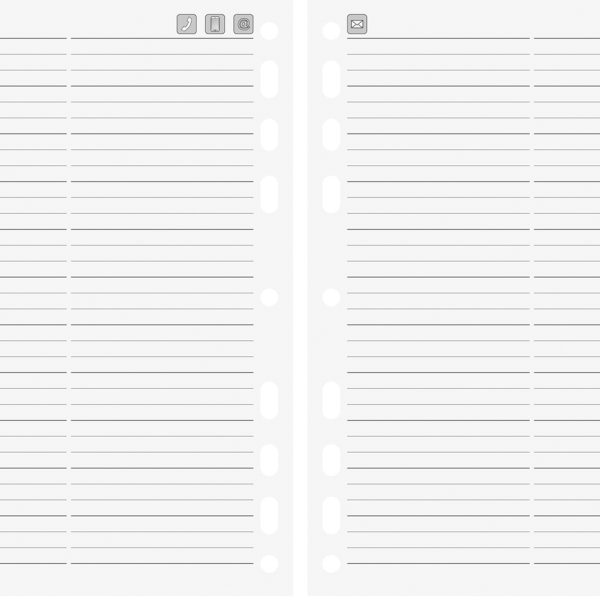 RIDOIDE Timing 3 Adressregister 7067461.26 32 Blatt 7.6x12.7cm