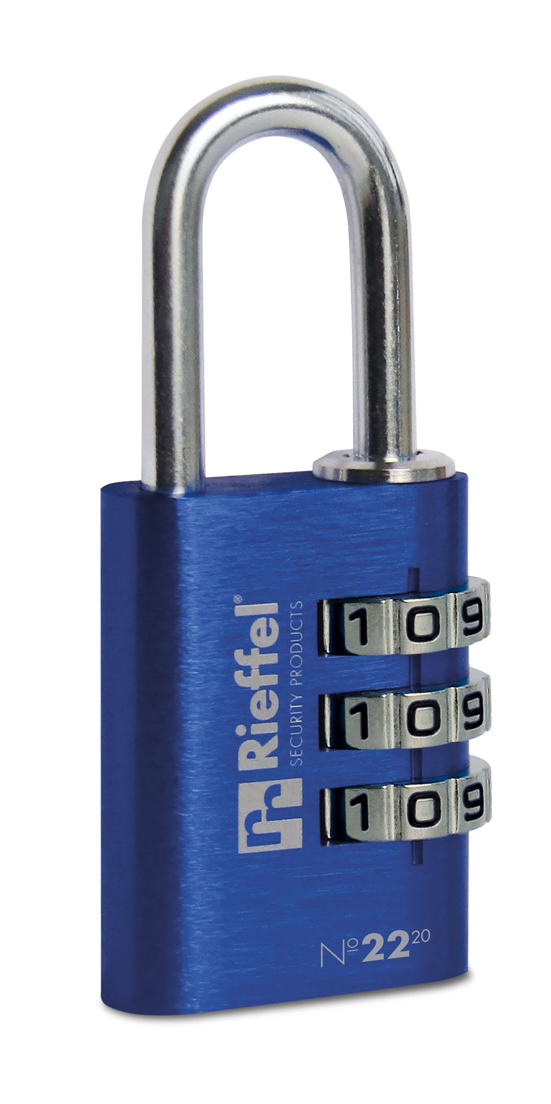 RIEFFEL-SWITZERLAND-22-20BLA-7630010415735 RIEFFEL SWITZERLAND Zahlenschloss Nr.22 20mm 22/20BLA blau – Hochwertig & günstig bei ShopDeca
