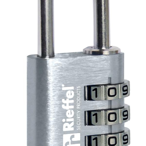 RIEFFEL SWITZERLAND Zahlenschloss Nr.22 20mm 22/20SILB silber