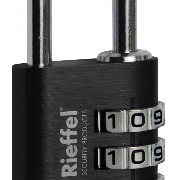 RIEFFEL SWITZERLAND Zahlenschloss Nr.22 30mm 22/30SCH schwarz