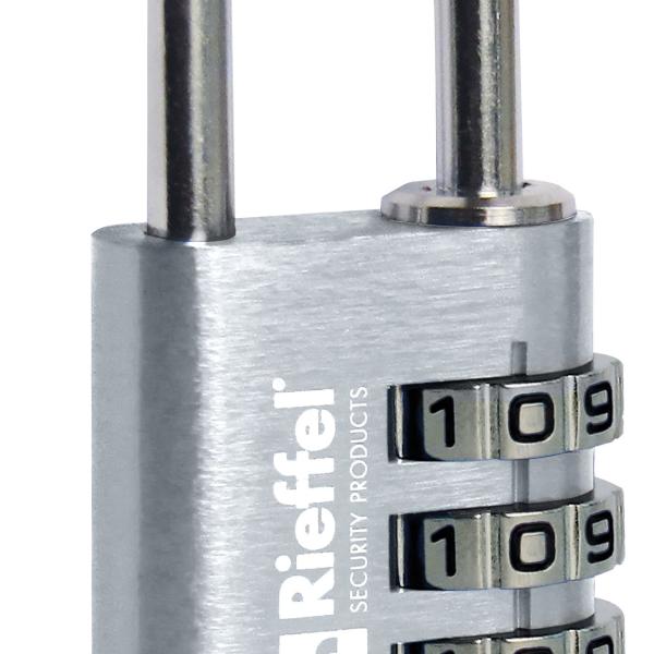 RIEFFEL SWITZERLAND Zahlenschloss Nr.22 30mm 22/30SILB silber