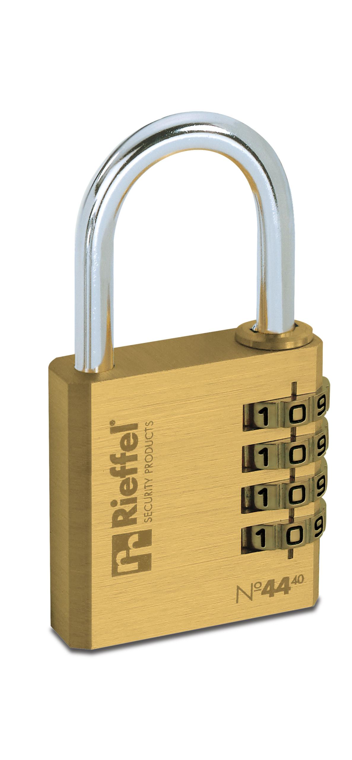 RIEFFEL-SWITZERLAND-44-40-SB-7630010415728 RIEFFEL SWITZERLAND Zahlenschloss Nr.44 40mm 44/40 SB Messing – Hochwertig & günstig bei ShopDeca