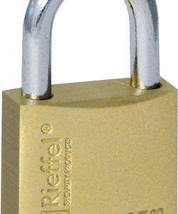 RIEFFEL SWITZERLAND Vorhängeschloss Nr.5 13mm 5/20 SB Messing