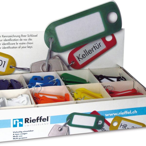 RIEFFEL SWITZERLAND Schlüssel-Anhänger 8034 STV/200 ass. 200 Stück