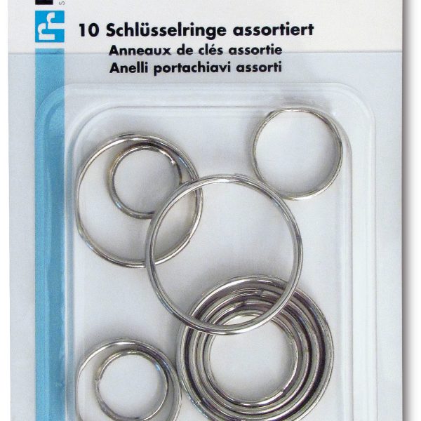 RIEFFEL SWITZERLAND Schlüsselringe 8050 SB/10 ASS. ass. 10 Stück