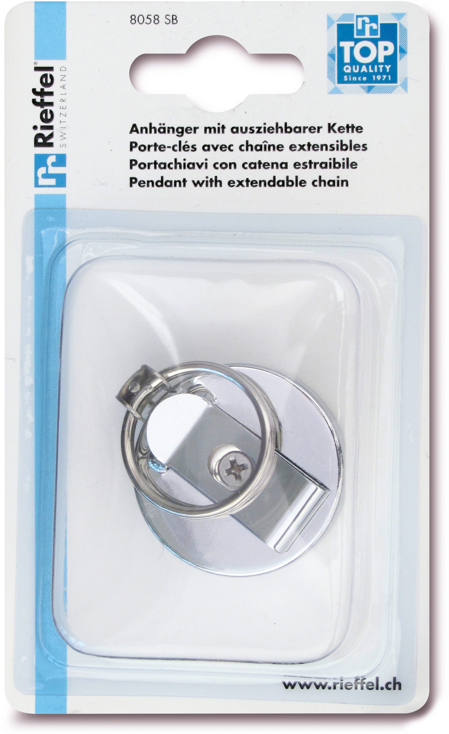 RIEFFEL-SWITZERLAND-8058-SB-7640115314208 RIEFFEL SWITZERLAND Schlüssel-Anhänger KyStor 8058 SB metall 50cm – Hochwertig & günstig bei ShopDeca