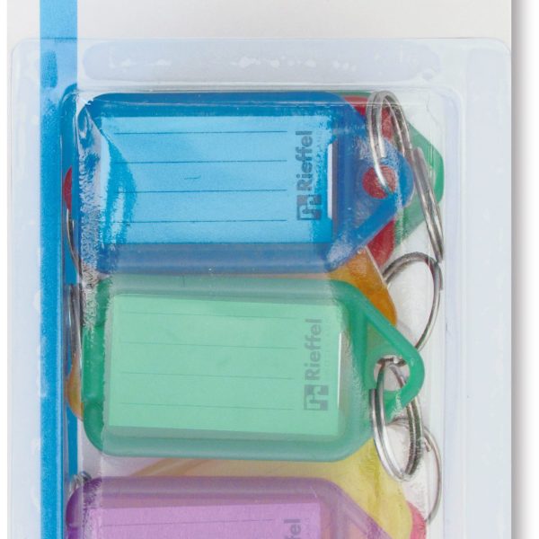 RIEFFEL SWITZERLAND Schlüsseletiketten 38x22mm KT 1000 SB/10 ASS. ass. 10 Stück