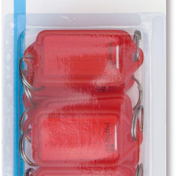 RIEFFEL SWITZERLAND Schlüsseletiketten 38x22mm KT 1000 SB/10 ROT rot 10 Stück