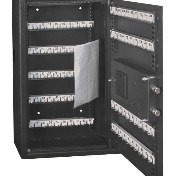 RIEFFEL SWITZERLAND Schlüsselkasten VT-SE grau VT-ST 100 SE 55x35x13cm 100 Haken