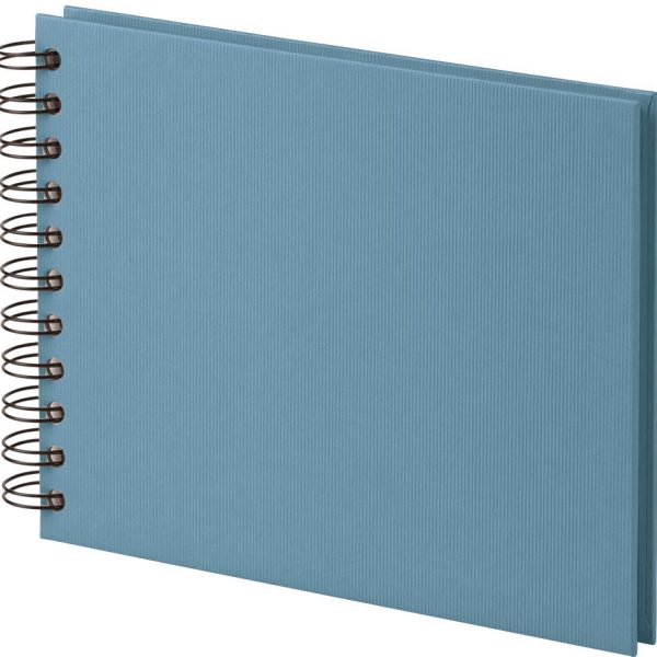 RÖSSLER Fotoalbum 19.5x14.5cm 1329452151 denim/off white