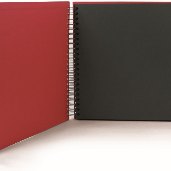 RÖSSLER Fotoalbum 1329452367 29x29cm, rot/schwarz