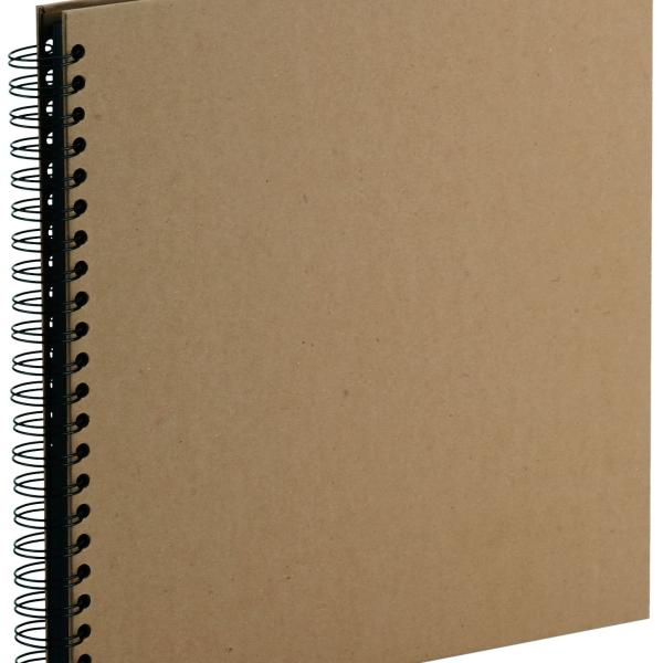 RÖSSLER Fotoalbum 1329452627 29x29cm, kraft/schwarz