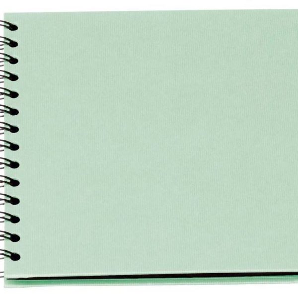 RÖSSLER Fotoalbum 1329452655 18x18cm, mint/schwarz