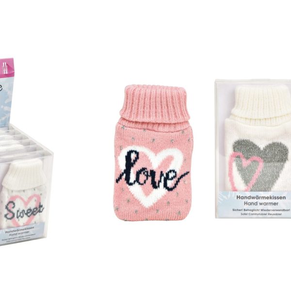 ROOST Taschenwärmer Herz 10031592 4 ass. 7x12x1cm