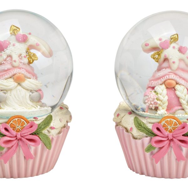 ROOST Schneekugel Wichtel 6x9x7cm 10039994 aus Glas, assortiert